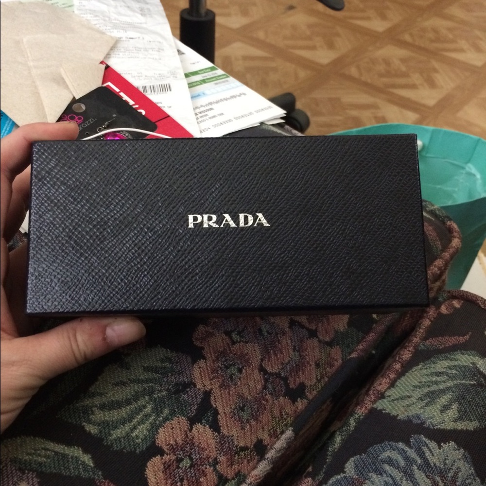 Prada Sunglasses Cases w. Cleaning Cloths